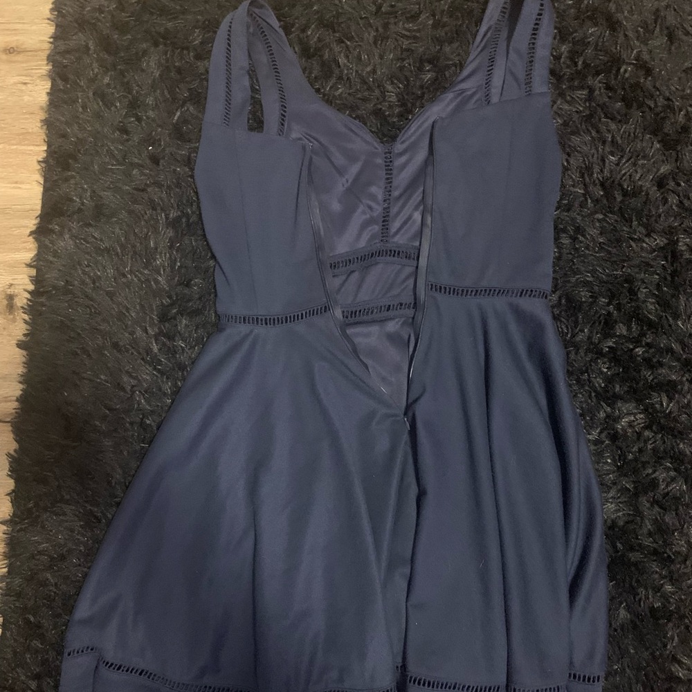 Navy Cotton Dress